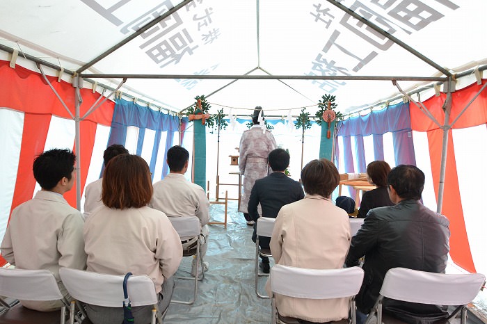 「那珂川市01」注文住宅現場リポート①【地鎮祭】