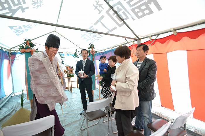 「那珂川市01」注文住宅現場リポート①【地鎮祭】