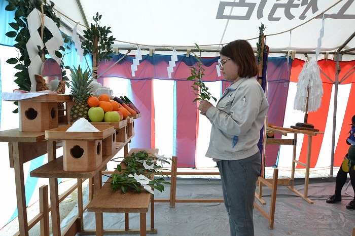 「那珂川市01」注文住宅現場リポート①【地鎮祭】