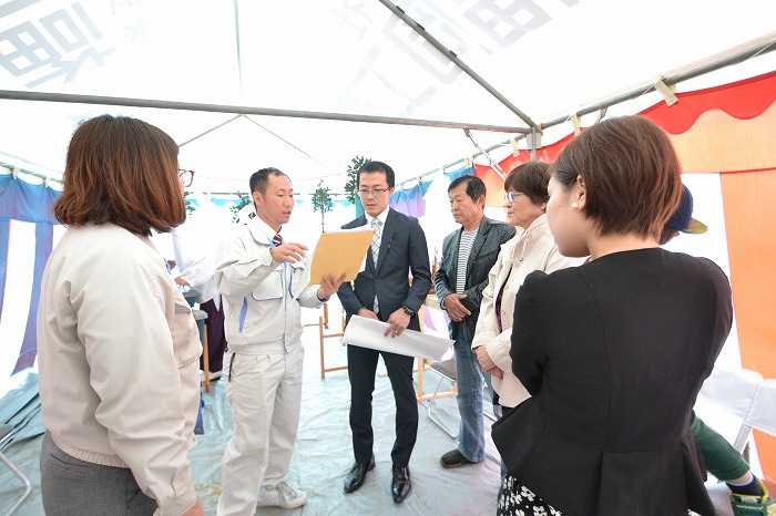 福岡県那珂川市01　注文住宅建築現場リポート①　～地鎮祭～