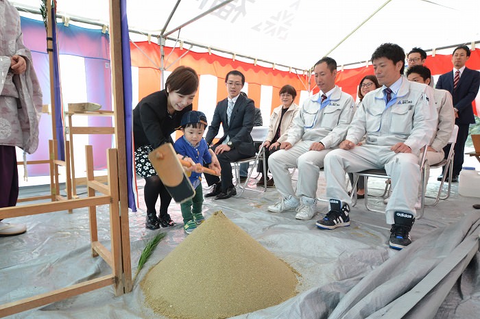 福岡県那珂川市01　注文住宅建築現場リポート①　～地鎮祭～