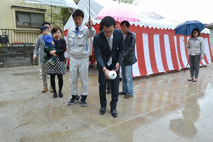 「那珂川市01」注文住宅現場リポート①【地鎮祭】