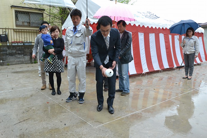 福岡県那珂川市01　注文住宅建築現場リポート①　～地鎮祭～