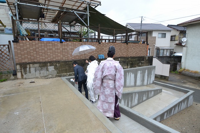 福岡県那珂川市01　注文住宅建築現場リポート①　～地鎮祭～