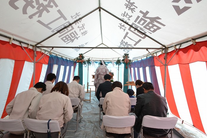 「那珂川市01」注文住宅現場リポート①【地鎮祭】