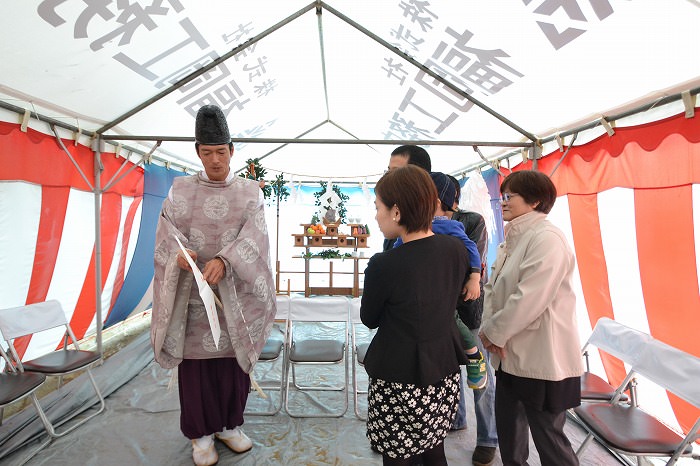 福岡県那珂川市01　注文住宅建築現場リポート①　～地鎮祭～