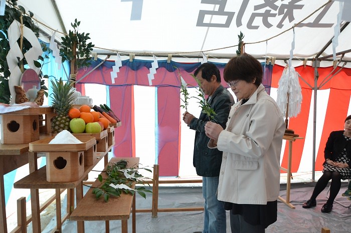 福岡県那珂川市01　注文住宅建築現場リポート①　～地鎮祭～