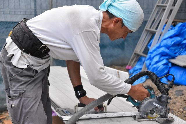 「筑紫野市06」注文住宅現場リポート⑦【外装工事】【サイディング】