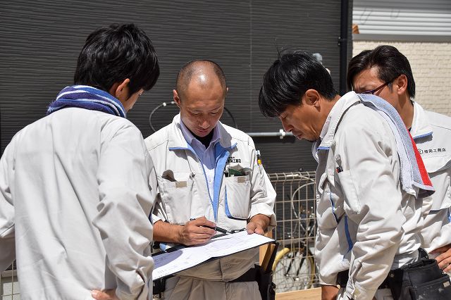 「福岡市博多区02」注文住宅現場リポート②【基礎工事】【遣り方】