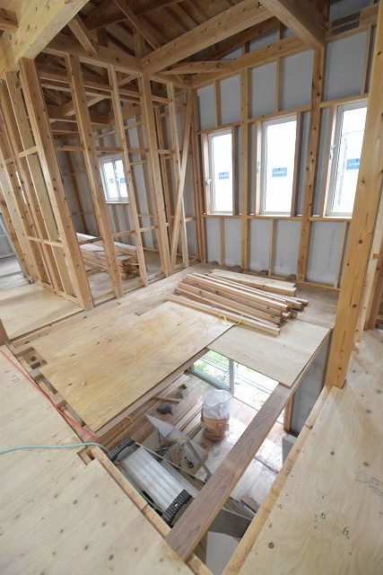 「筑紫野市06」注文住宅現場リポート⑤【木工事】【外断熱材】