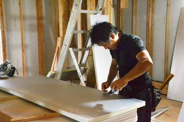 「筑紫野市06」注文住宅現場リポート⑤【木工事】【外断熱材】
