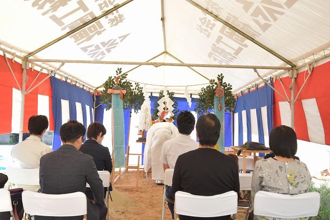 「古賀市02」注文住宅現場リポート①【地鎮祭】