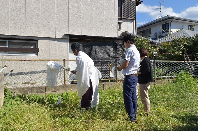 「古賀市02」注文住宅現場リポート①【地鎮祭】