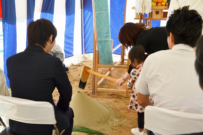 福岡県古賀市02　注文住宅建築現場リポート①　～地鎮祭～