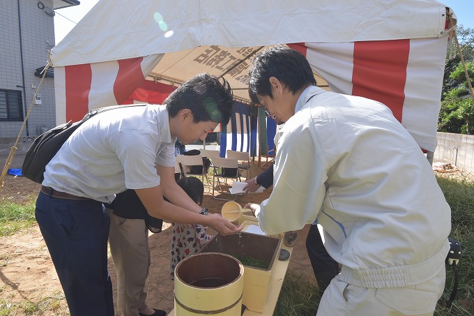 福岡県古賀市02　注文住宅建築現場リポート①　～地鎮祭～