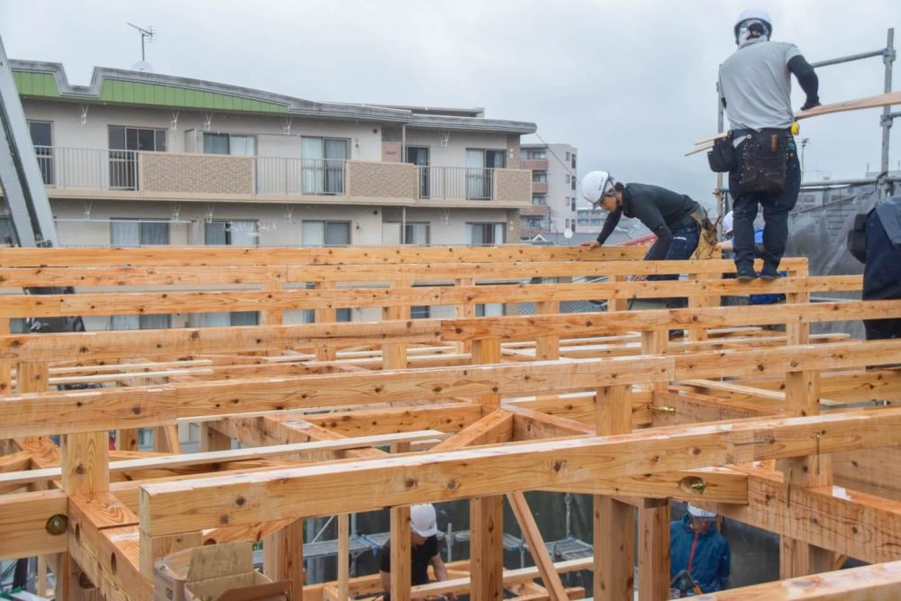 福岡県太宰府市07　注文住宅建築現場リポート③　～上棟式～