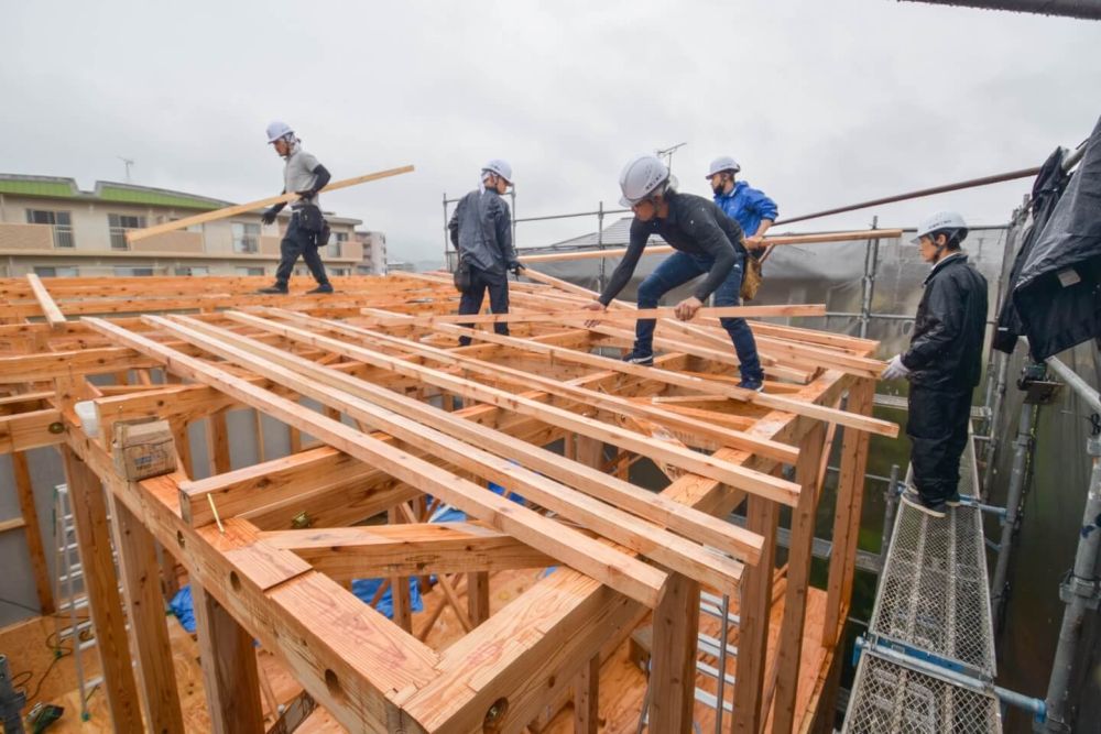 福岡県太宰府市07　注文住宅建築現場リポート③　～上棟式～