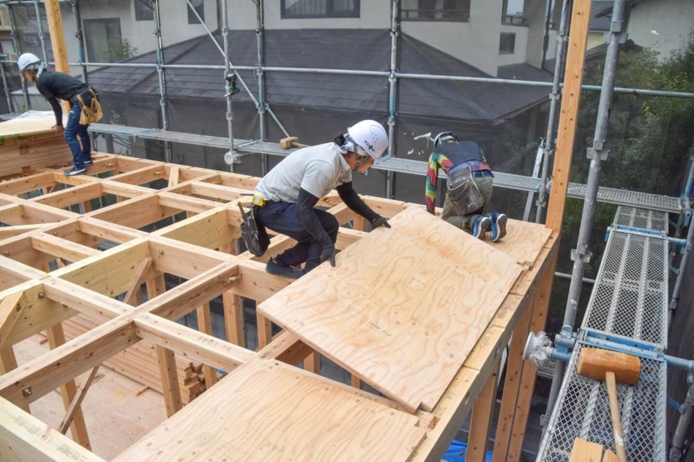 福岡県太宰府市07　注文住宅建築現場リポート③　～上棟式～