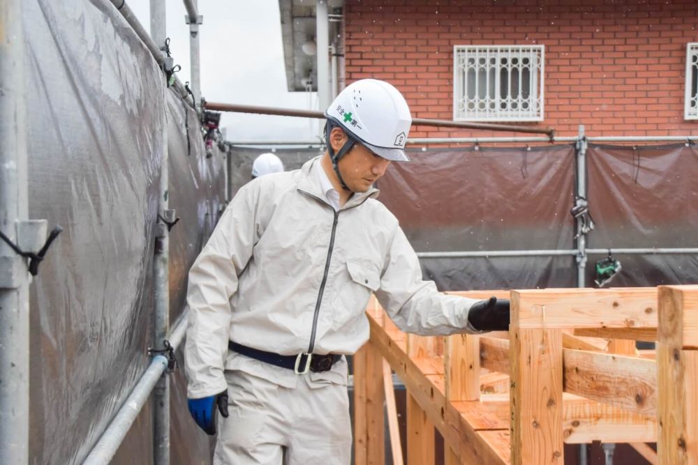 福岡県太宰府市07　注文住宅建築現場リポート③　～上棟式～