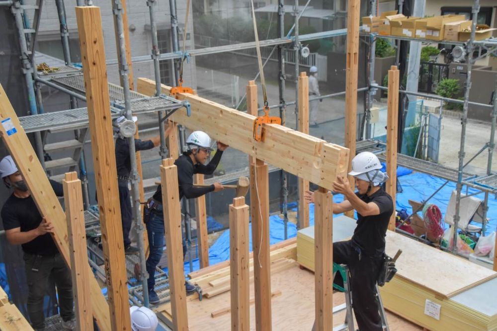 「太宰府市07」注文住宅現場リポート③【上棟式】