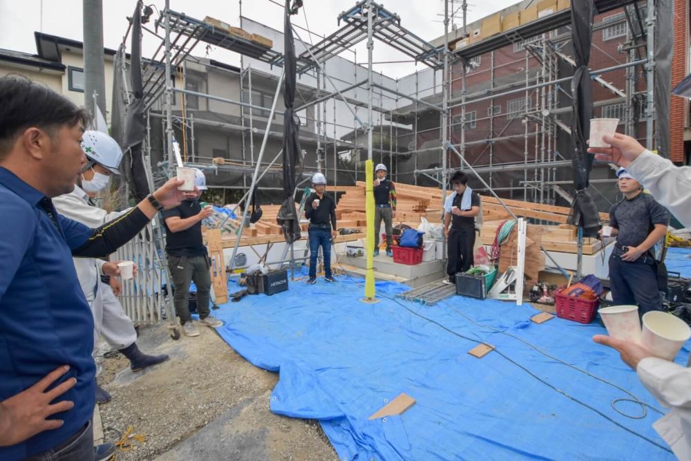 「太宰府市07」注文住宅現場リポート③【上棟式】