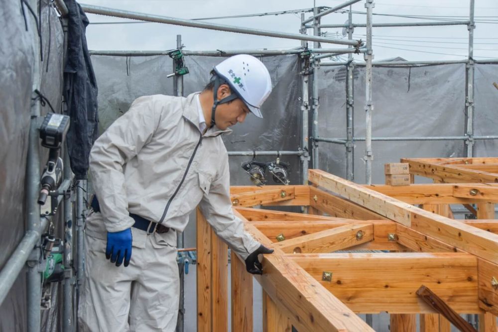 福岡県太宰府市07　注文住宅建築現場リポート③　～上棟式～