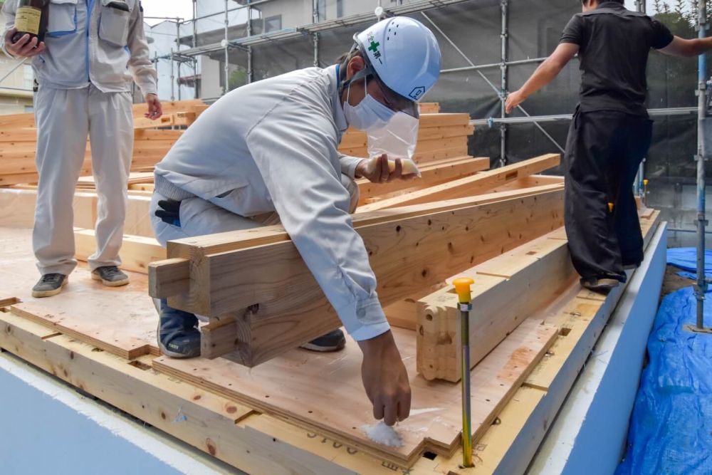 「太宰府市07」注文住宅現場リポート③【上棟式】