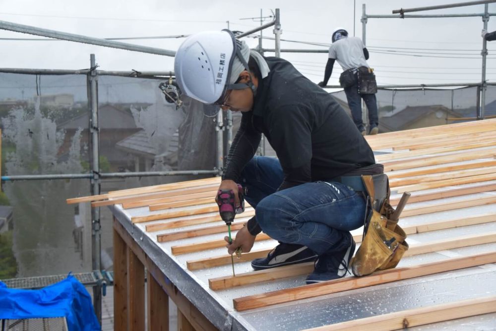 福岡県太宰府市07　注文住宅建築現場リポート③　～上棟式～