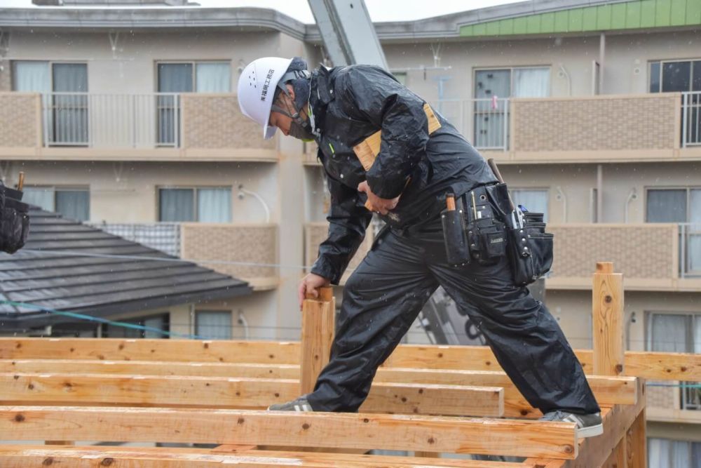 福岡県太宰府市07　注文住宅建築現場リポート③　～上棟式～