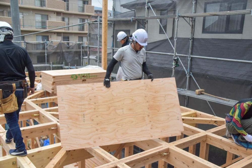 福岡県太宰府市07　注文住宅建築現場リポート③　～上棟式～