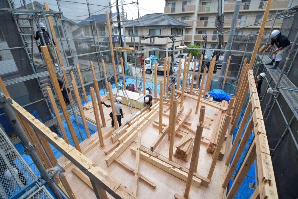 「太宰府市07」注文住宅現場リポート③【上棟式】