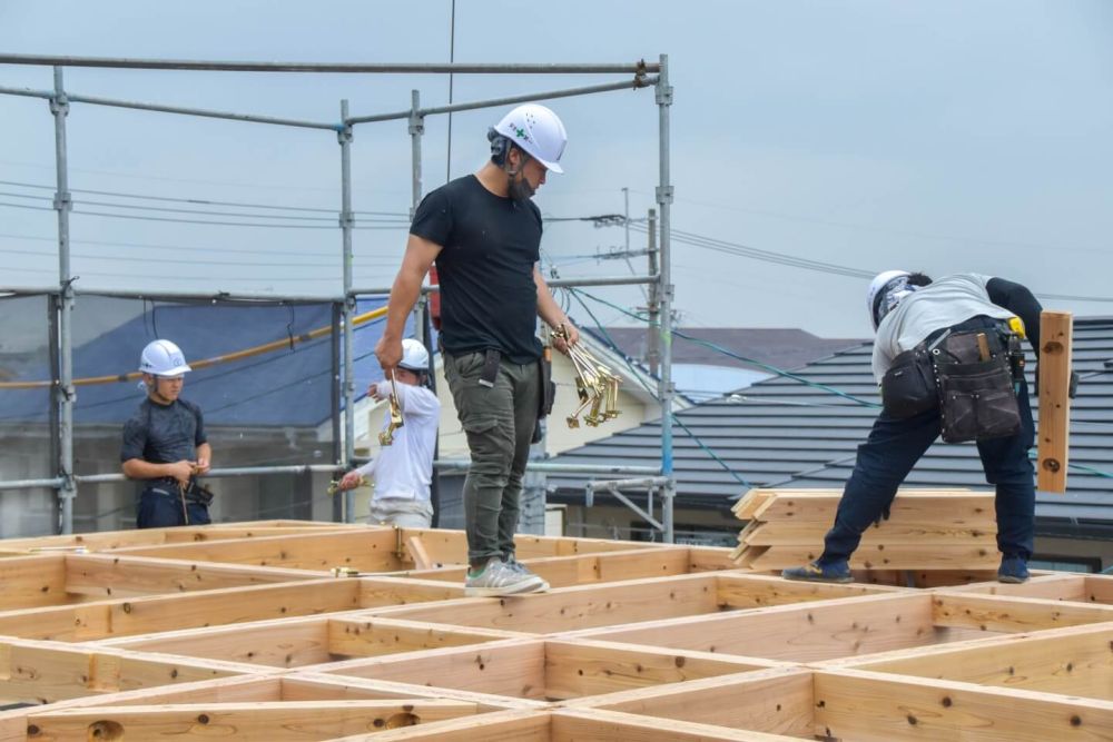 福岡県太宰府市07　注文住宅建築現場リポート③　～上棟式～