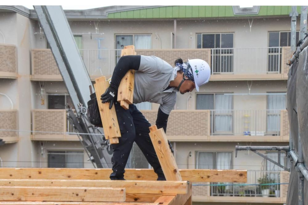 福岡県太宰府市07　注文住宅建築現場リポート③　～上棟式～