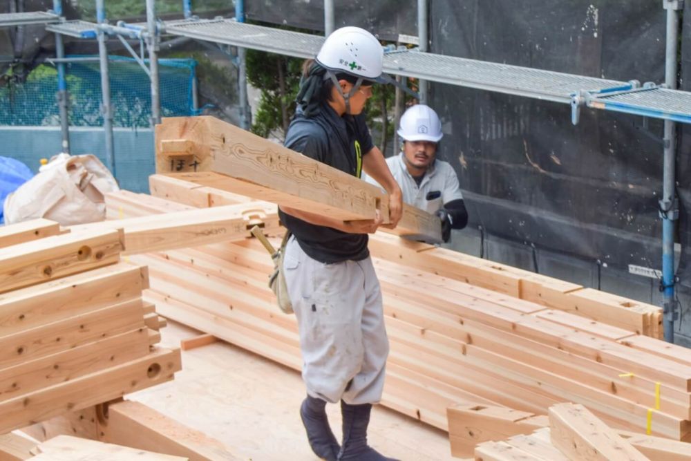 福岡県太宰府市07　注文住宅建築現場リポート③　～上棟式～