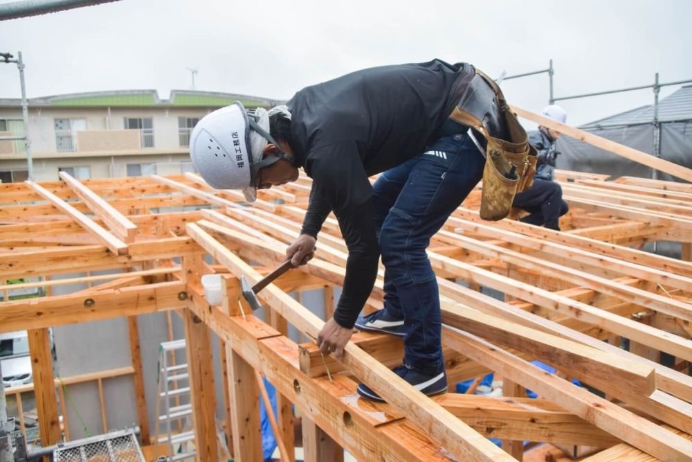 「太宰府市07」注文住宅現場リポート③【上棟式】