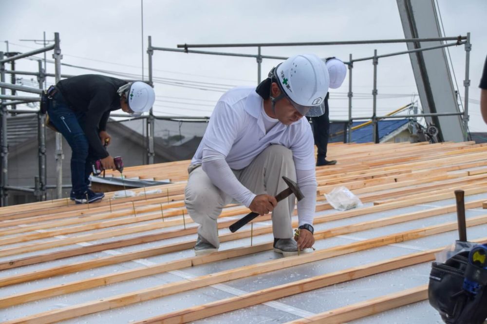 福岡県太宰府市07　注文住宅建築現場リポート③　～上棟式～