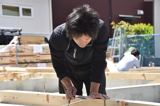 「春日市05」注文住宅現場リポート④【木工事】【土台敷き】