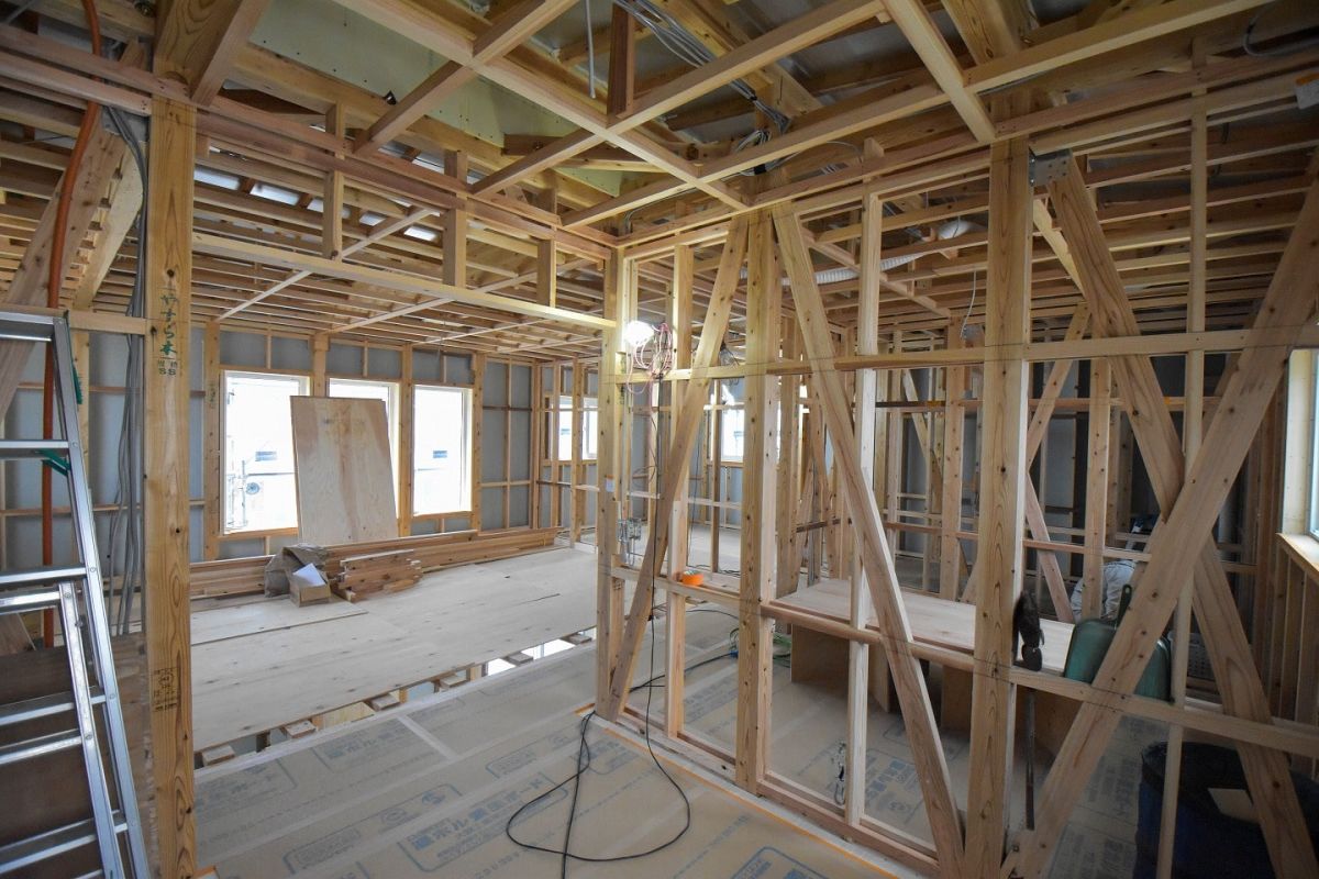 「福岡市南区柏原05」注文住宅現場リポート⑥【木工事】【換気システム】