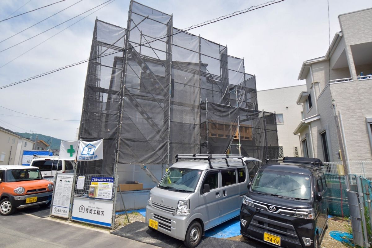 福岡県福岡市南区柏原05　注文住宅建築現場リポート⑥　～木工事・換気システム施工～