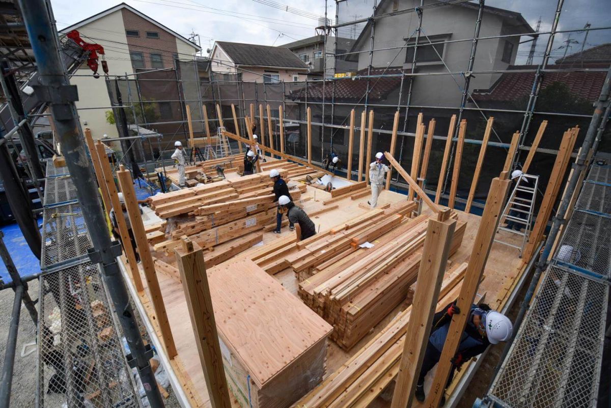 「大野城市04」注文住宅現場リポート③【上棟式】