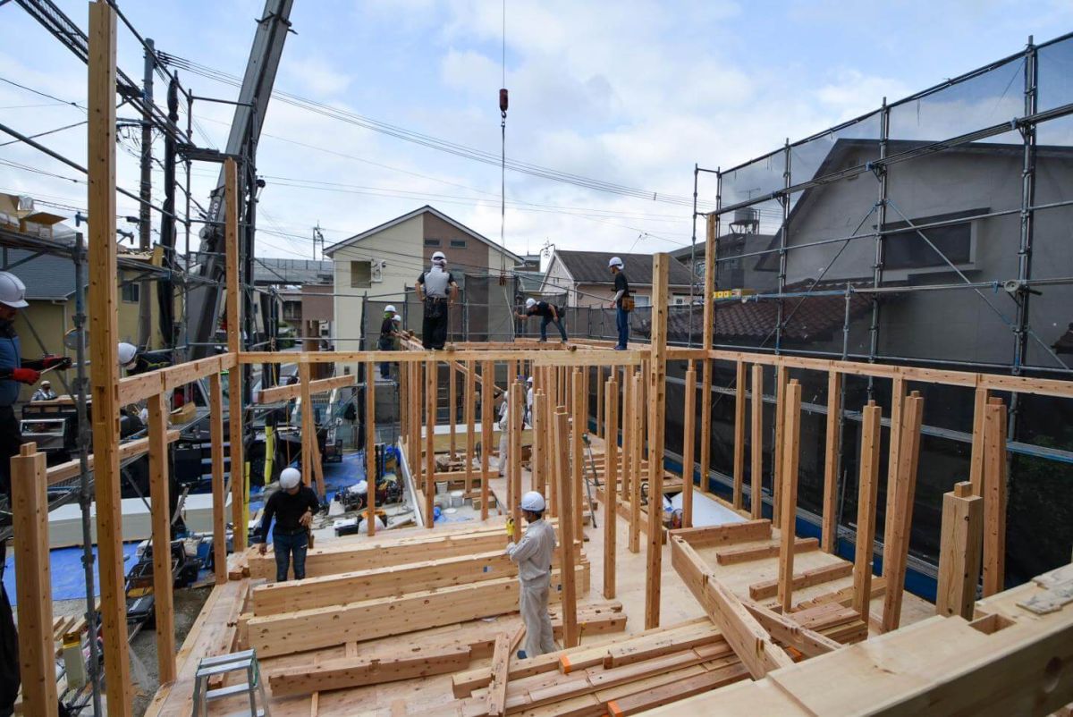 「大野城市04」注文住宅現場リポート③【上棟式】