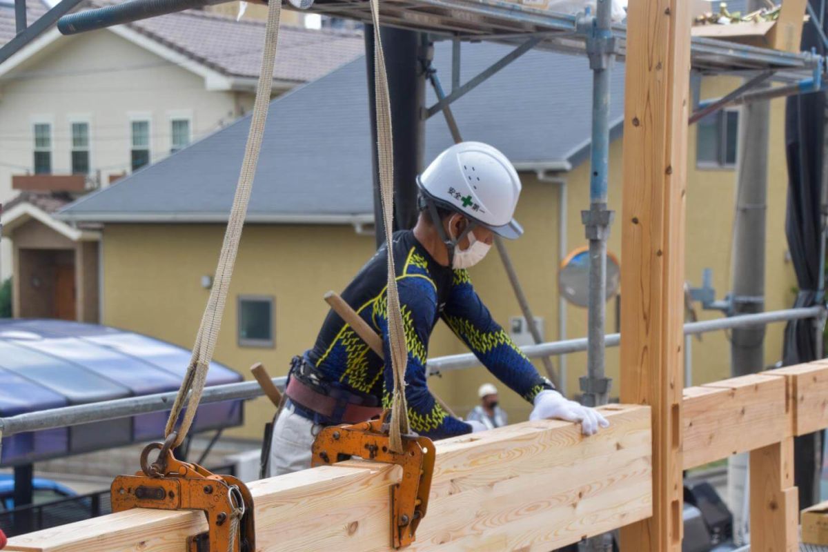 福岡県大野城市04　注文住宅建築現場リポート③　～上棟式・前編～