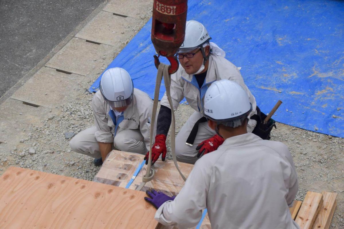 福岡県大野城市04　注文住宅建築現場リポート③　～上棟式・前編～