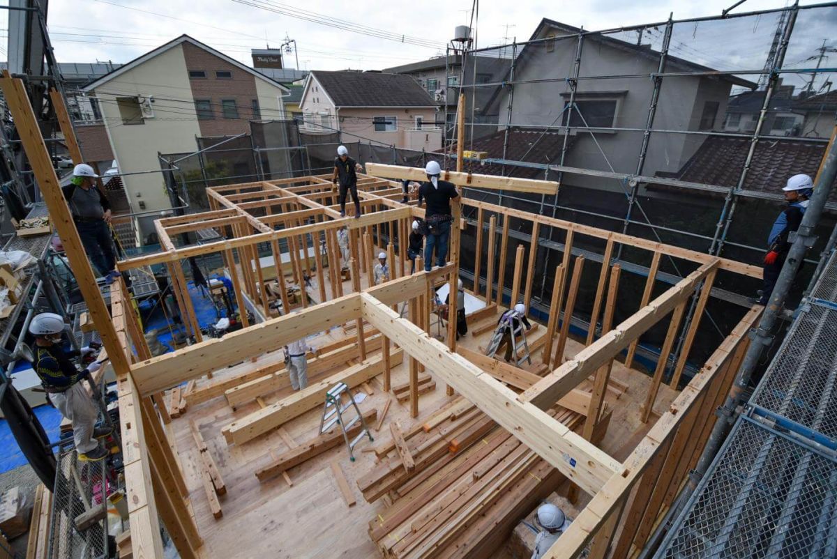 「大野城市04」注文住宅現場リポート③【上棟式】