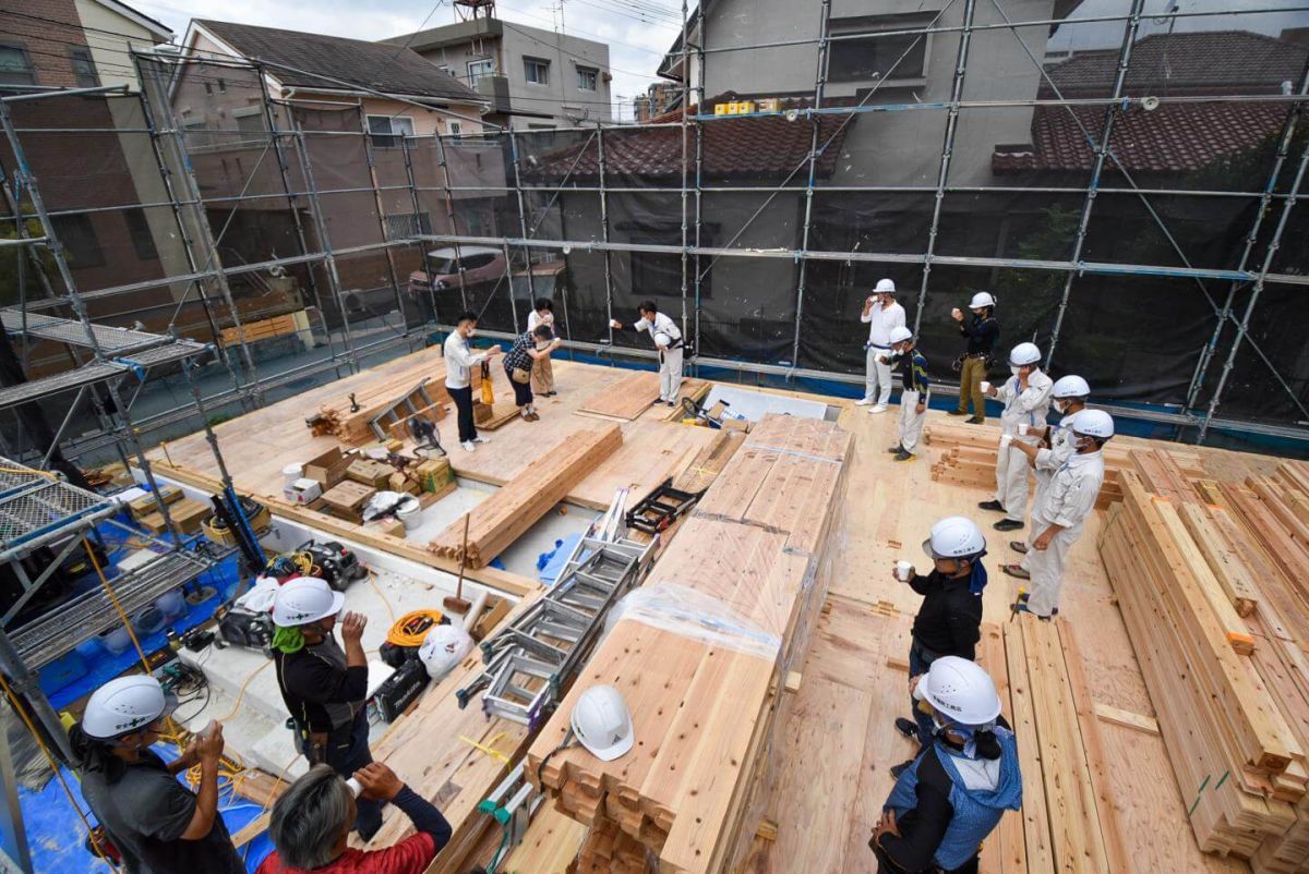 「大野城市04」注文住宅現場リポート③【上棟式】