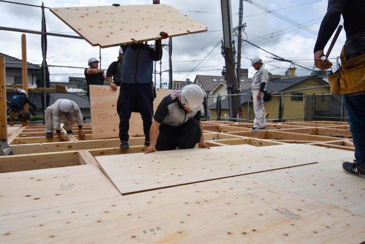 福岡県大野城市04　注文住宅建築現場リポート③　～上棟式・前編～