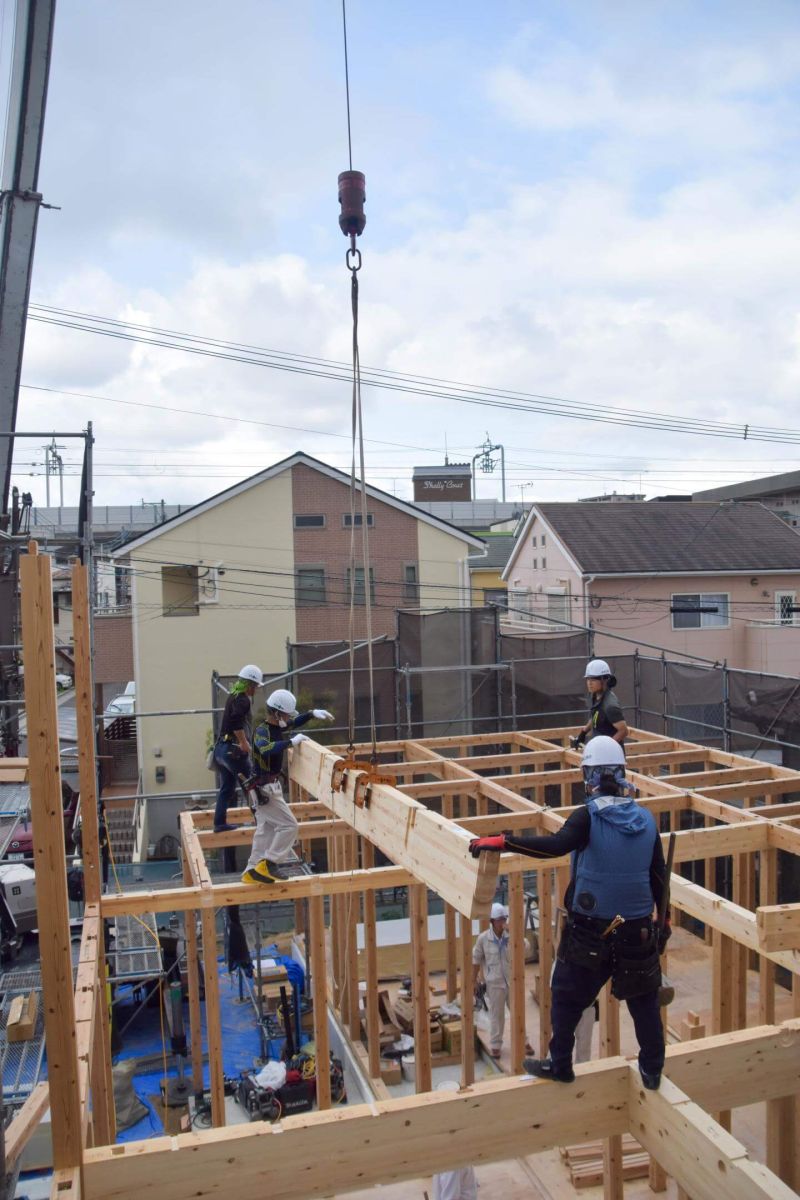 「大野城市04」注文住宅現場リポート③【上棟式】
