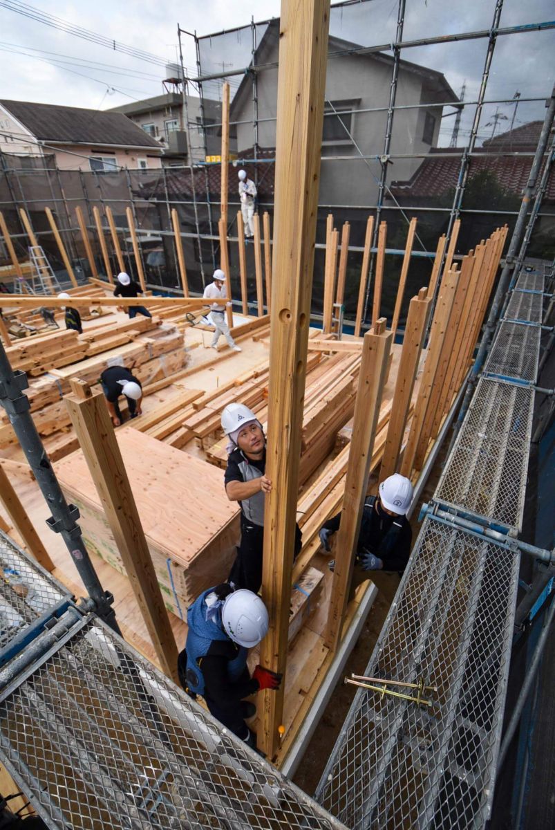 「大野城市04」注文住宅現場リポート③【上棟式】