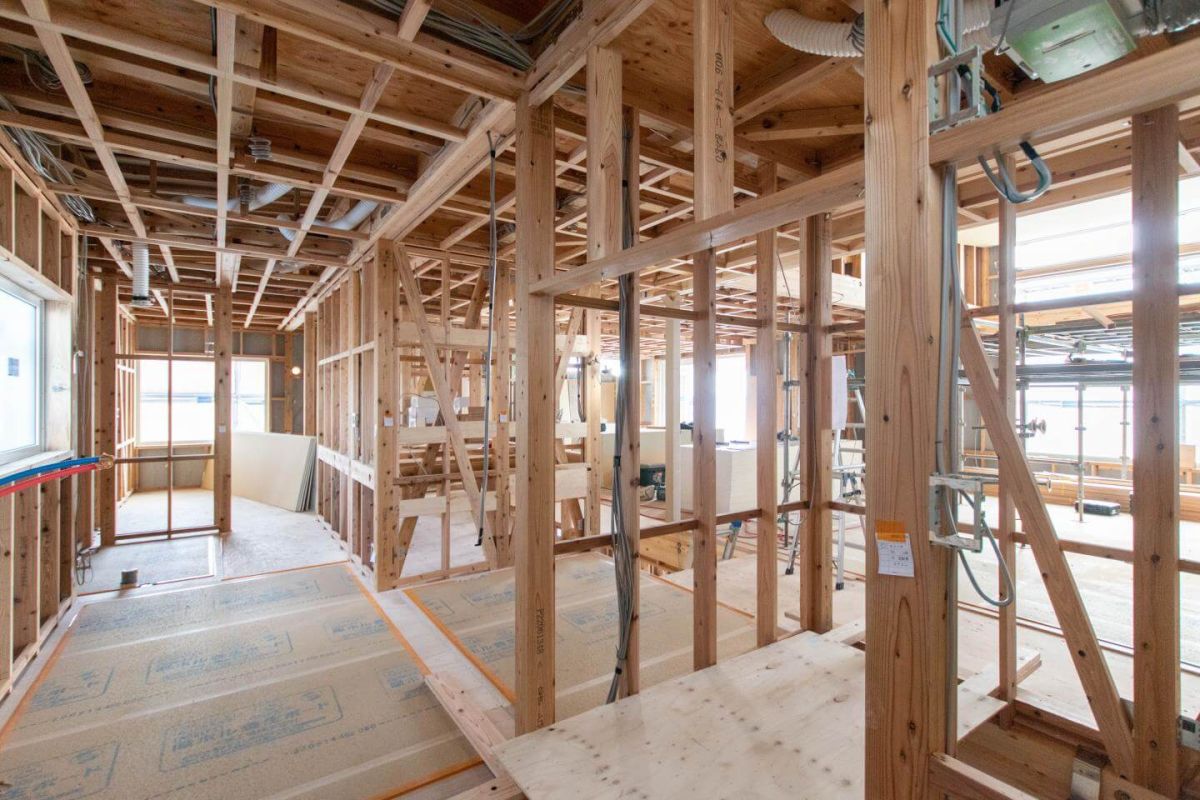 「福岡市東区11」注文住宅現場リポート⑦【木工事】【下地】