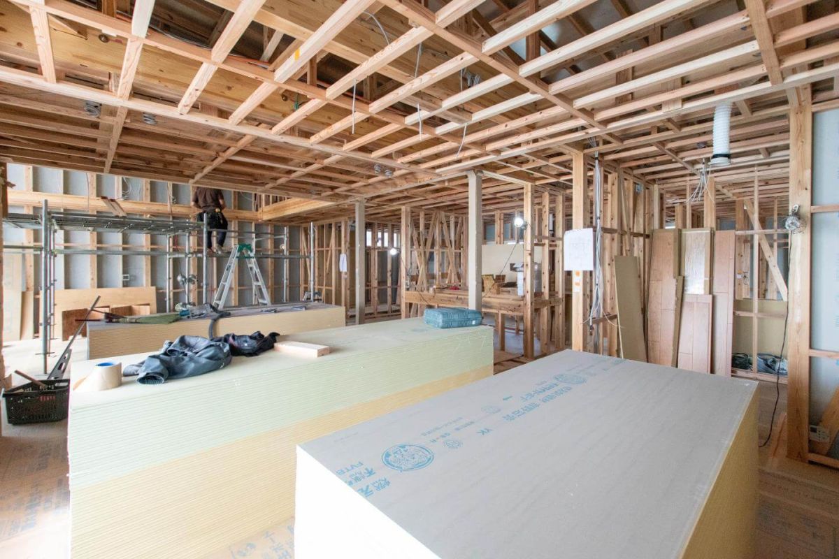 「福岡市東区11」注文住宅現場リポート⑦【木工事】【下地】